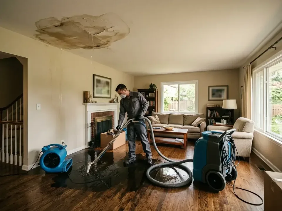 attic-pipe-burst-ceiling-drip-008 — frequently asked questions, Water Damage Restoration & Carpet Care in Trenton, MO